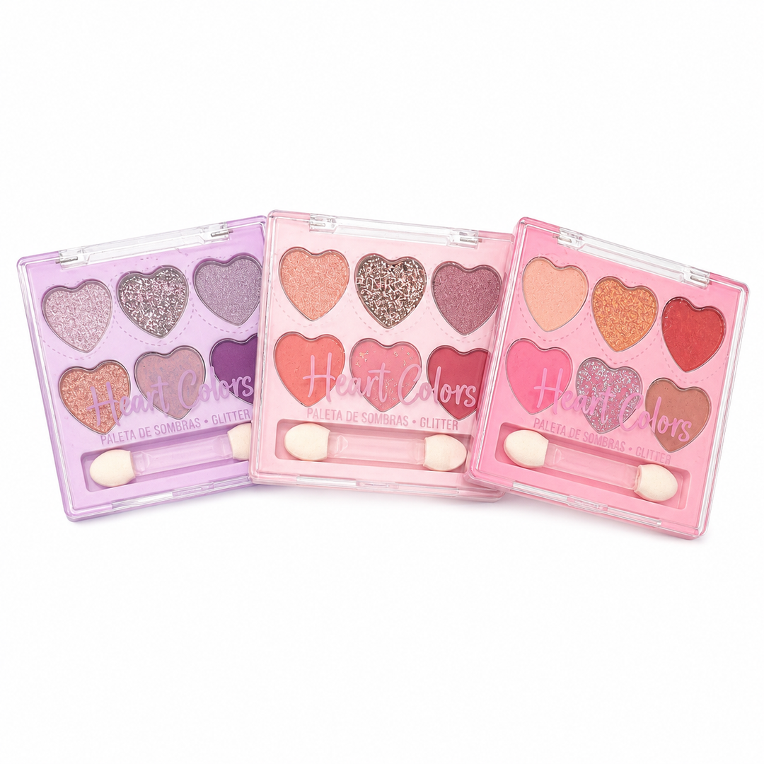 Paleta de sombras Kids coração